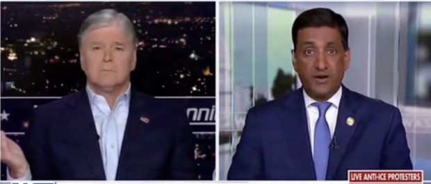 ‘You Didn’t Get Off Your A*s!’: Sean Hannity, Ro Khanna Battle Over Democrats’ Anti-ICE Rhetoric